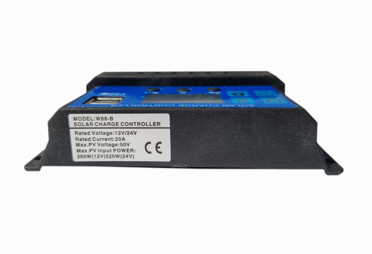 Контролер заряду 20 А 12/24В W88-C з USB (ID#1607319816), цена